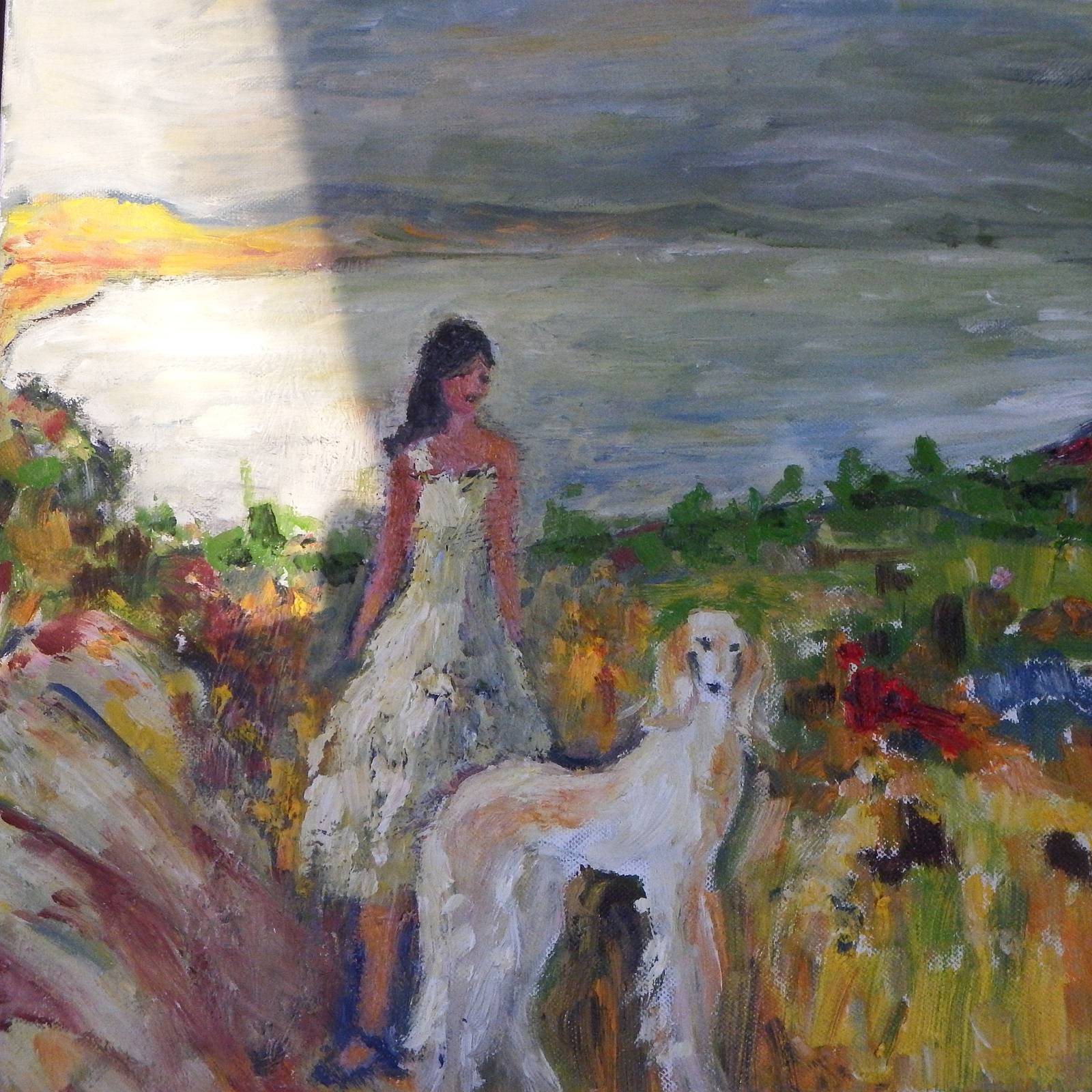 Promenade au bord du lac. Helene Chastel Helene Chastel