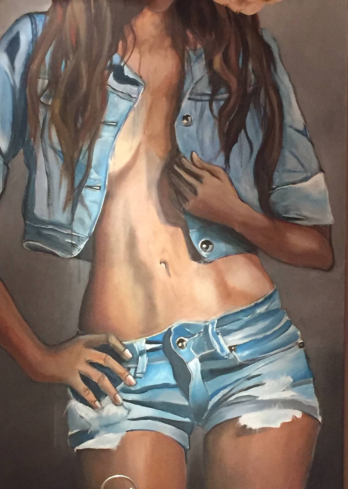 Lady in jeans. Babeth Puech Babeth Puech