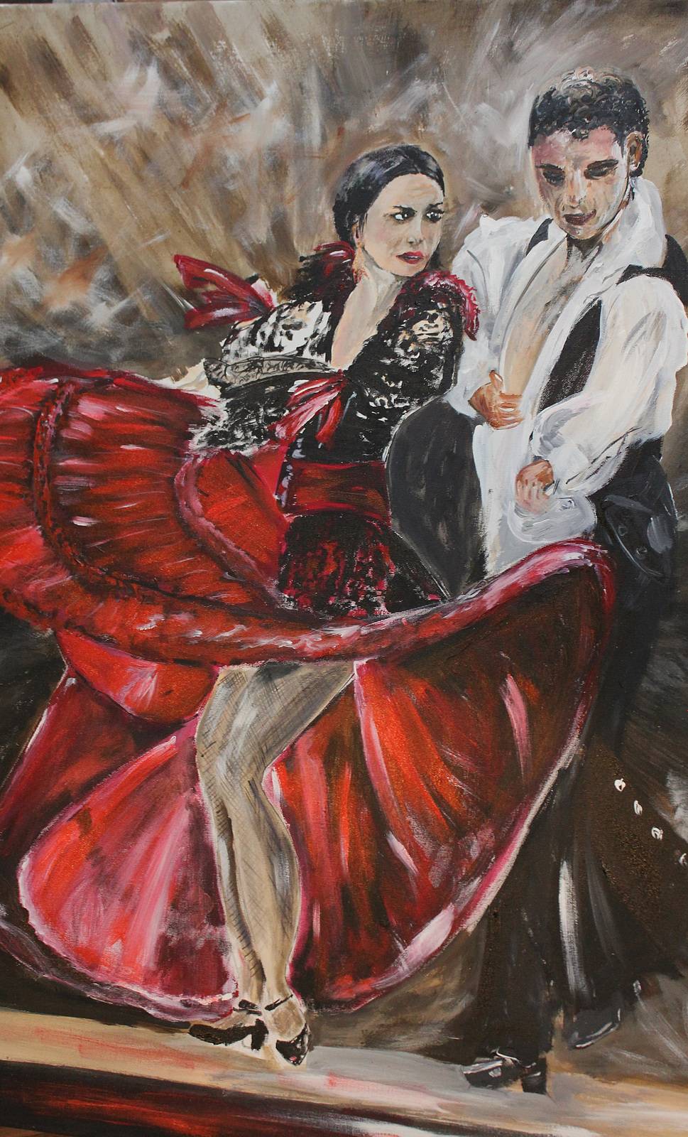 Danseurs de flamencoa. B. Moncuit Bernadette Moncuit