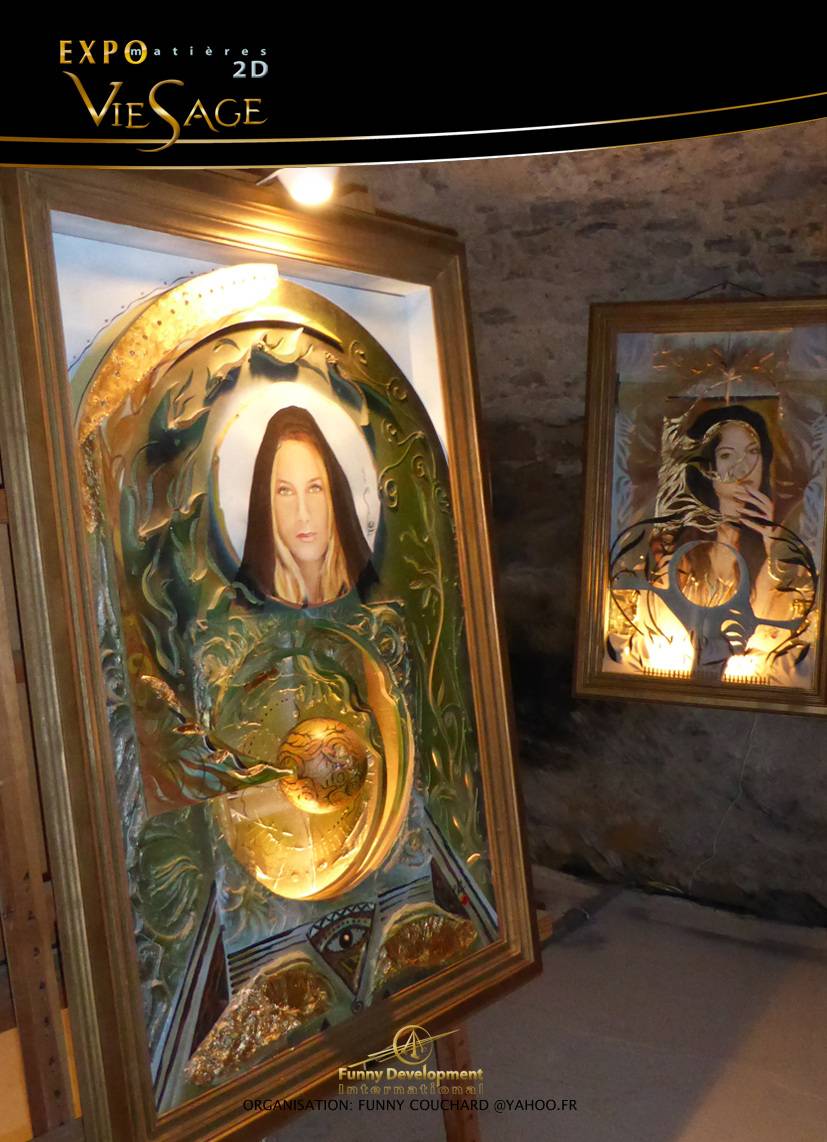 Gaïa caisson 3d lumineux. Jojodedolhain