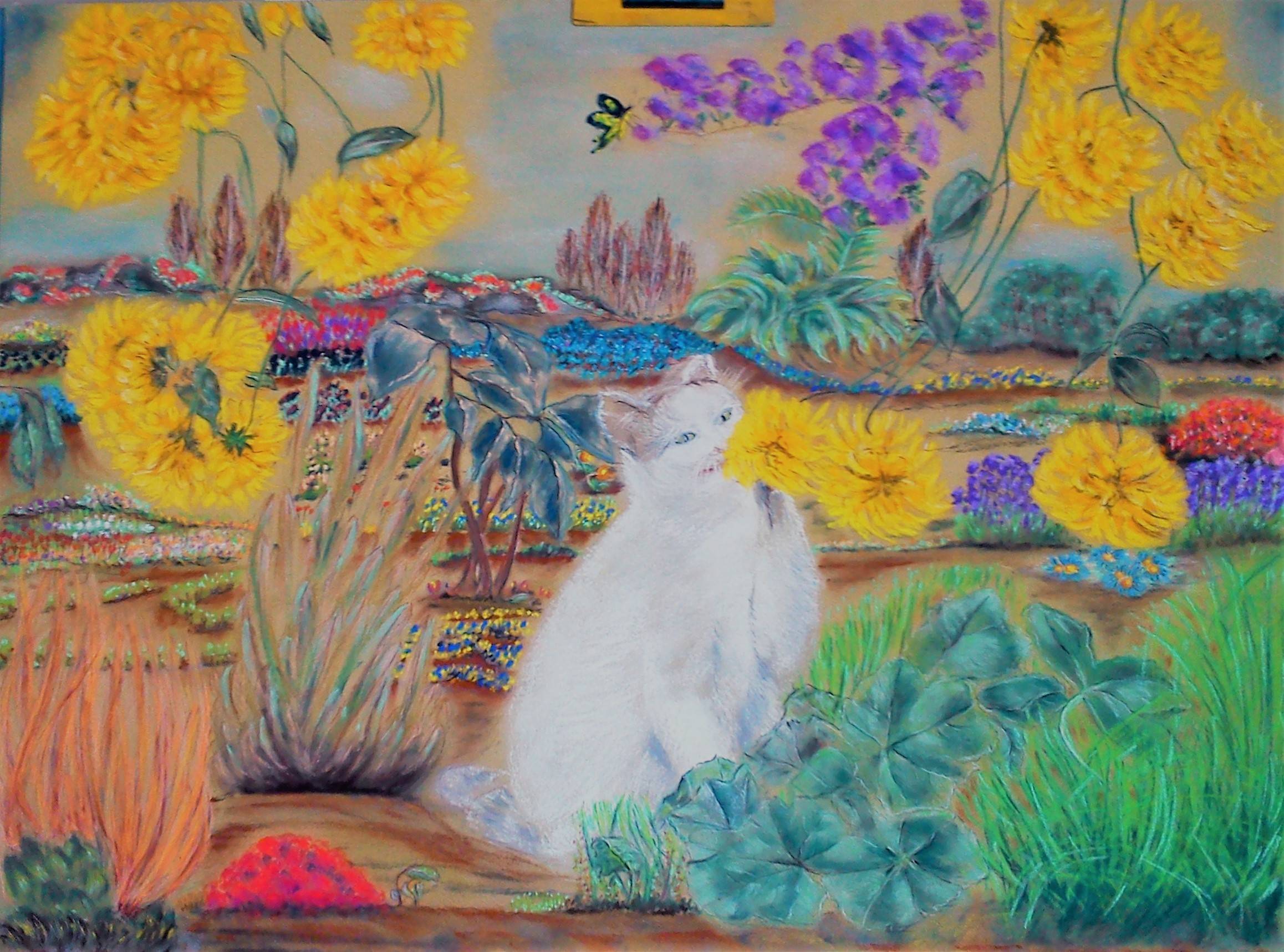 Dans un jardin extraordinaire. M-J M