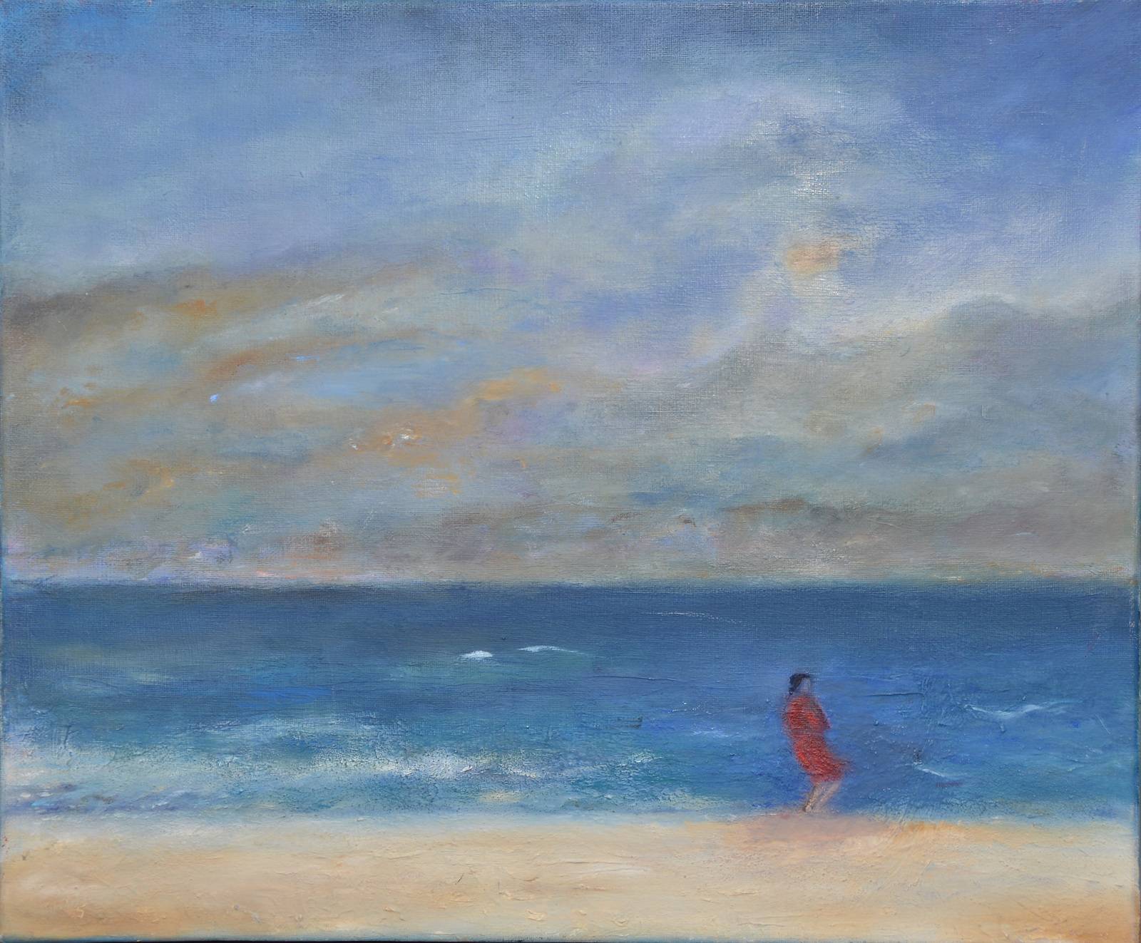 Bord de mer, un jour de vent. Jackie Engiel