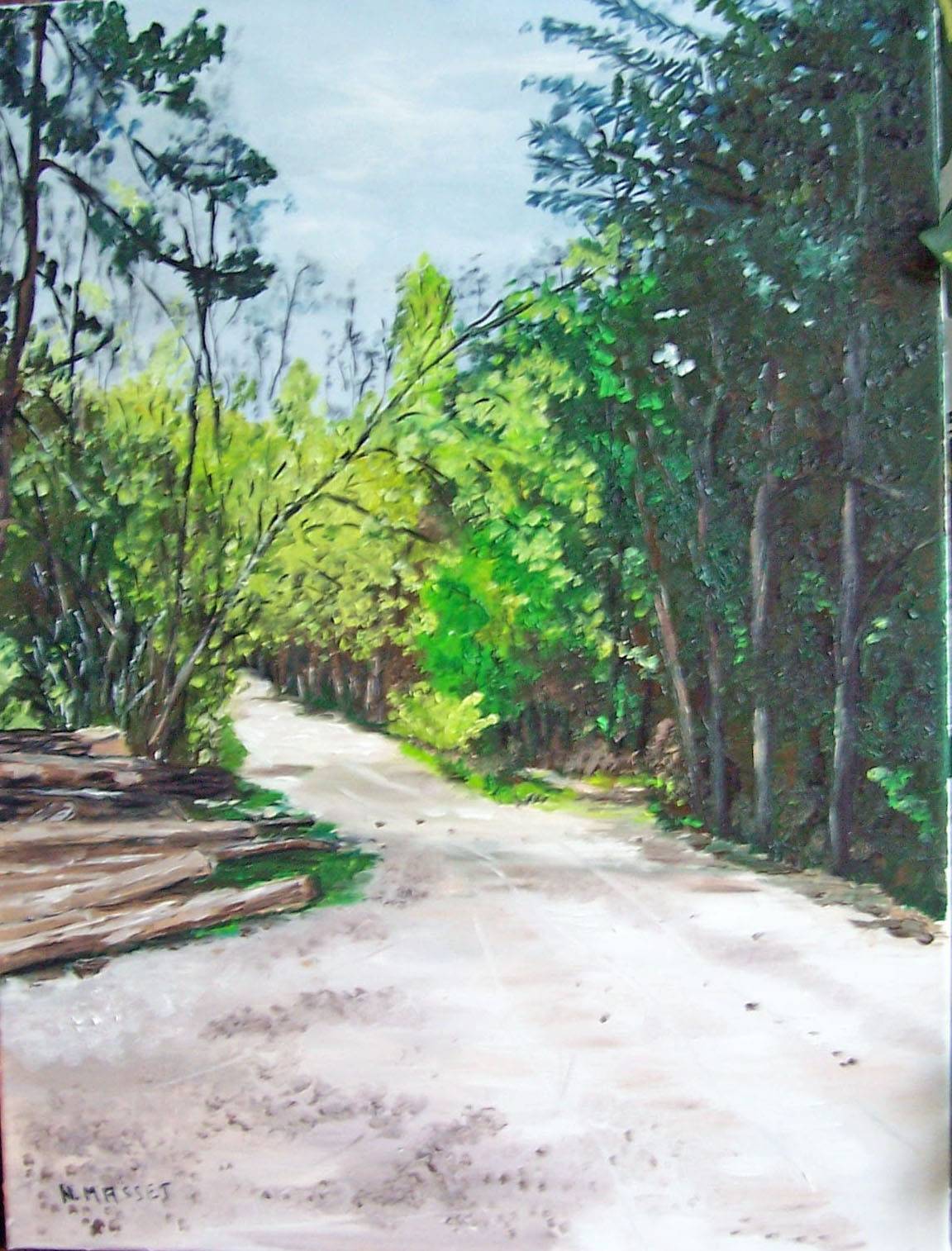 Dans le bois des Granges. 