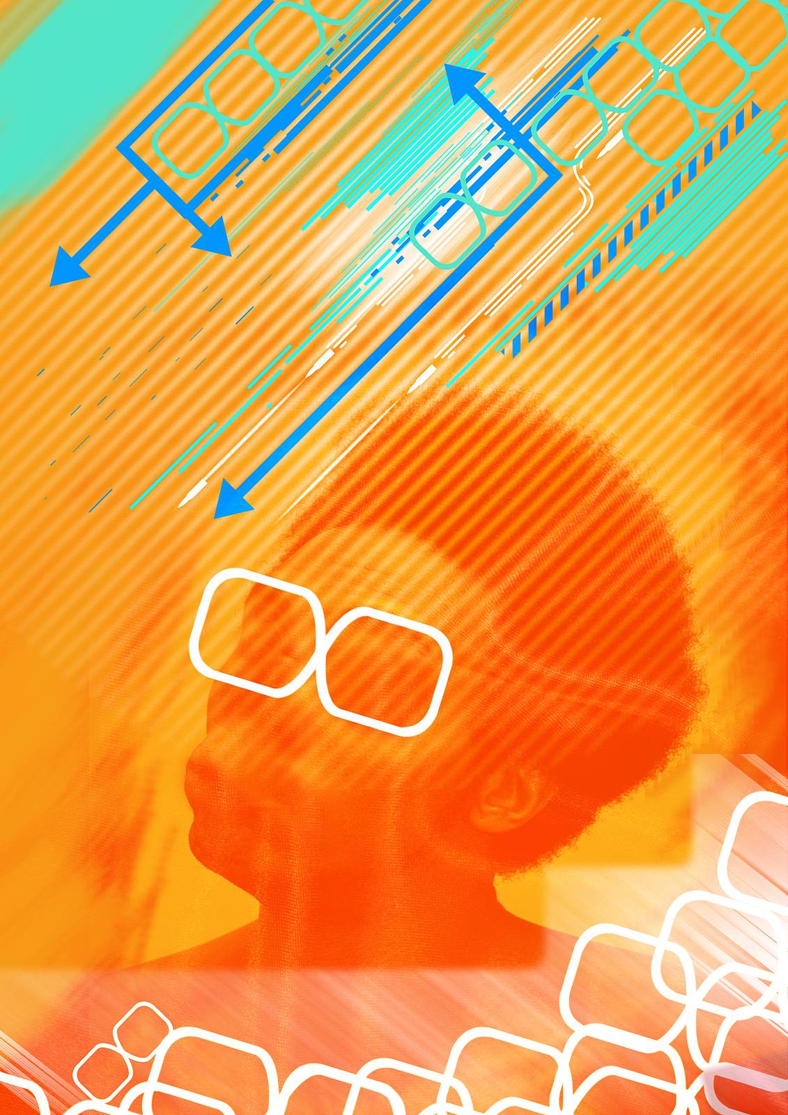 Aveuglé. 
