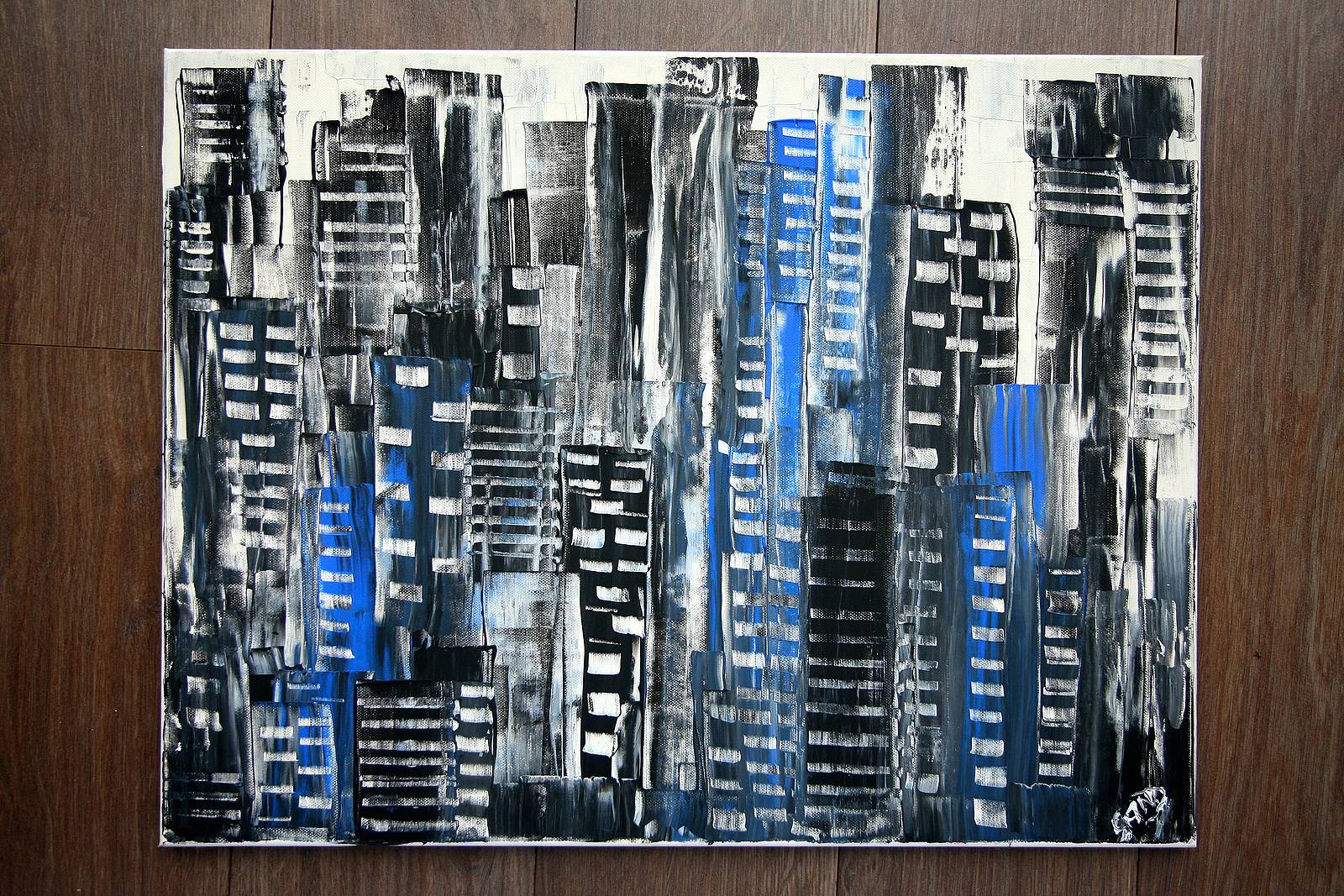 Black and blue lovers. 