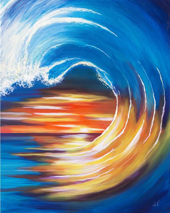 Sunset Curl.  Albert Kopper