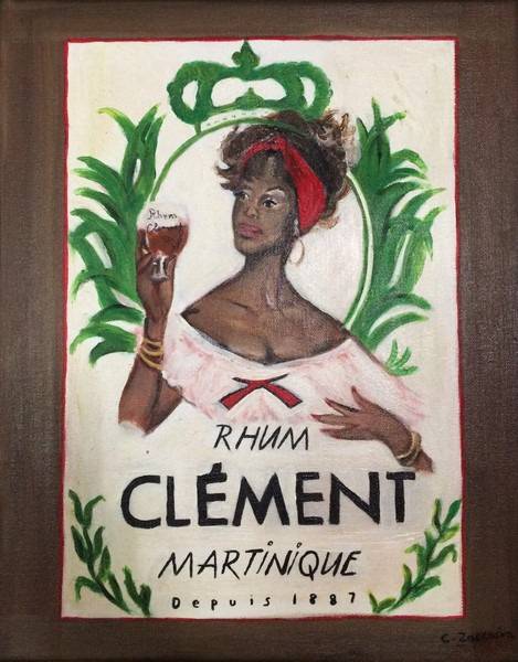 Publicite rhum clement. Carole Zaccaria