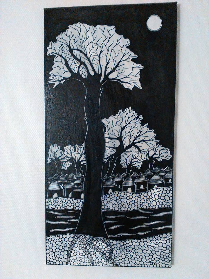 La lune en présence. 