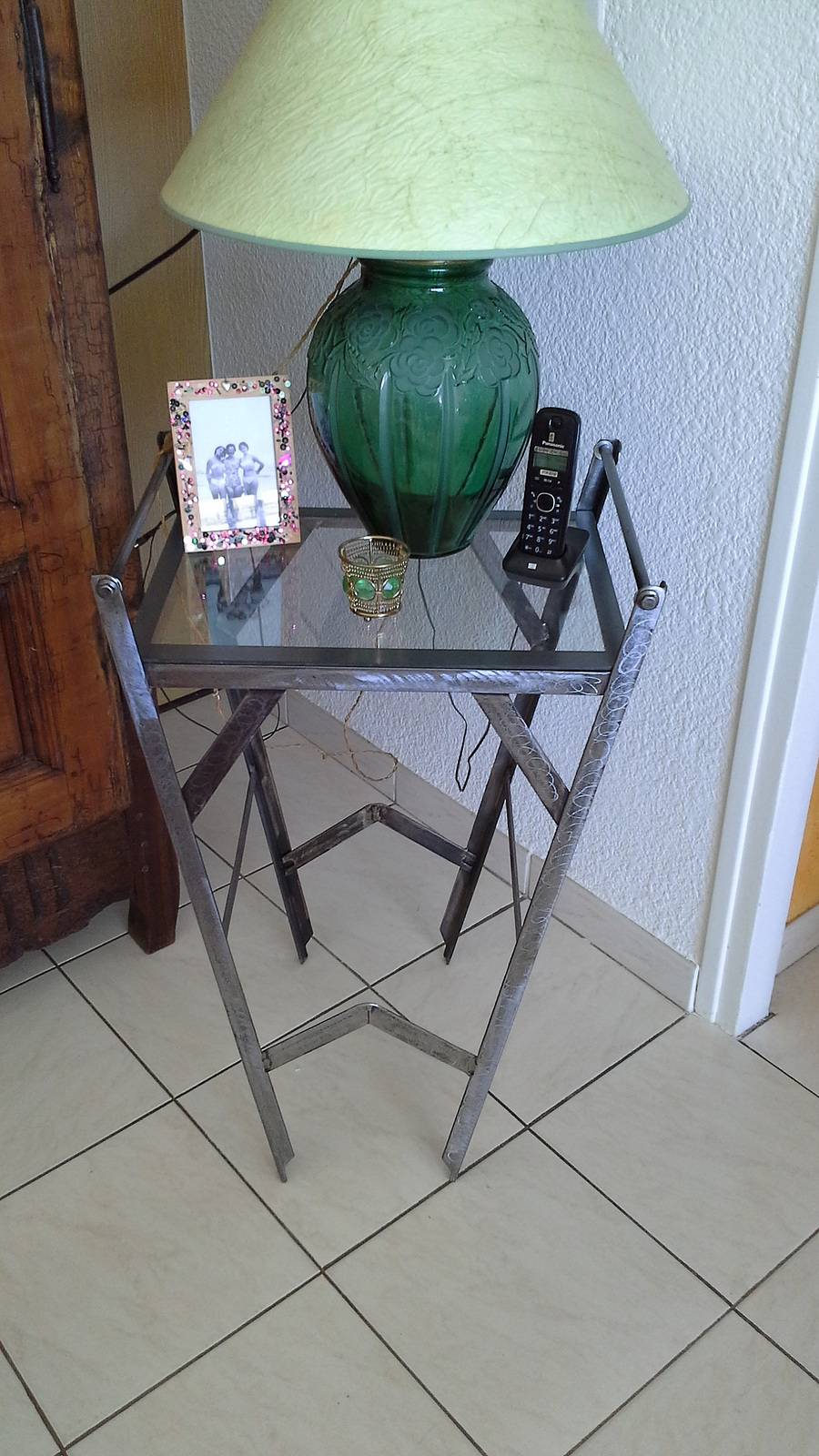 Table métal. Henri «M»
