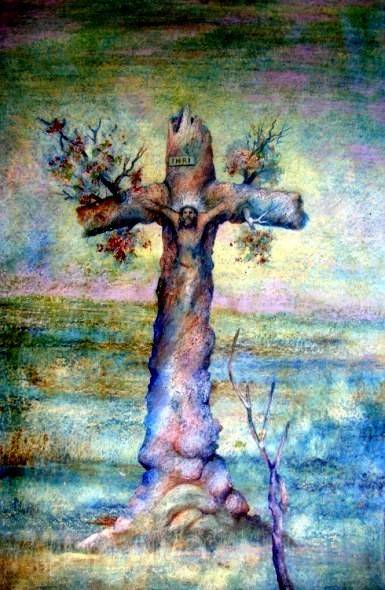 El Cristo de la Tierra Alberto Thirion 2004 Categoria: Pintura Técnica: Oleo. Alberto Thirion Garcia