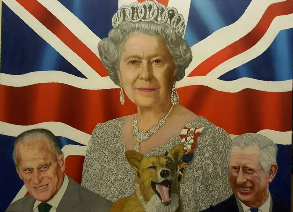Queen & 3 pets. Stewart Stewart