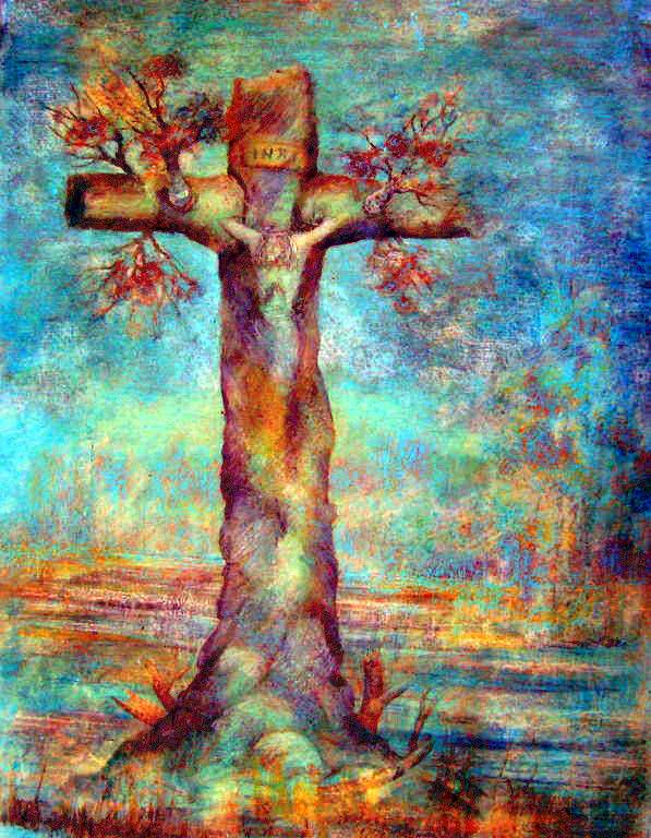 La Naturaleza de la cruz Por Alberto Thirion 2005 Categoria: Pintura. Alberto Thirion Garcia