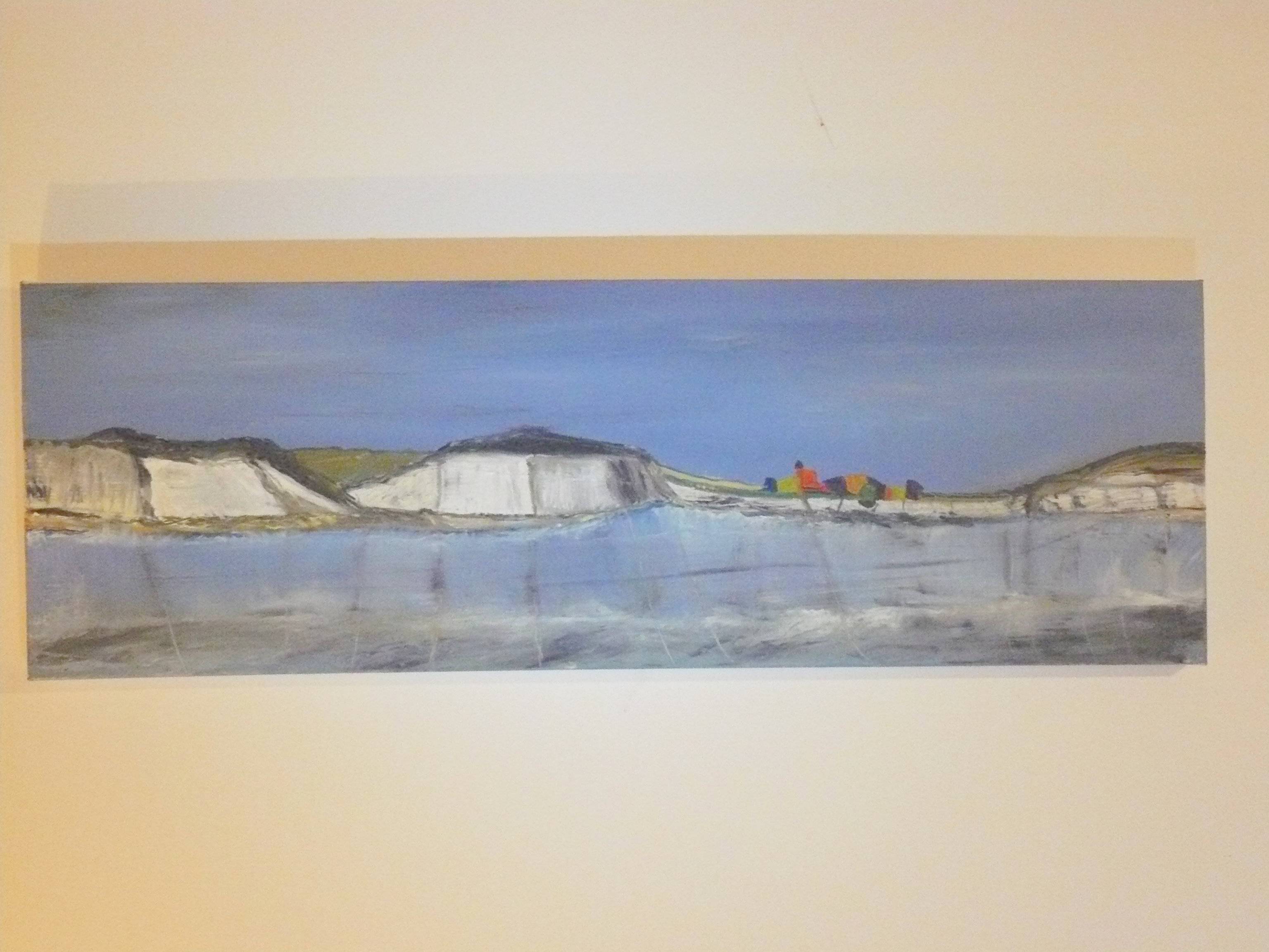 Mer et falaise (clin d'oeil à n de Staël). Lippens Jean-Yves Jyl