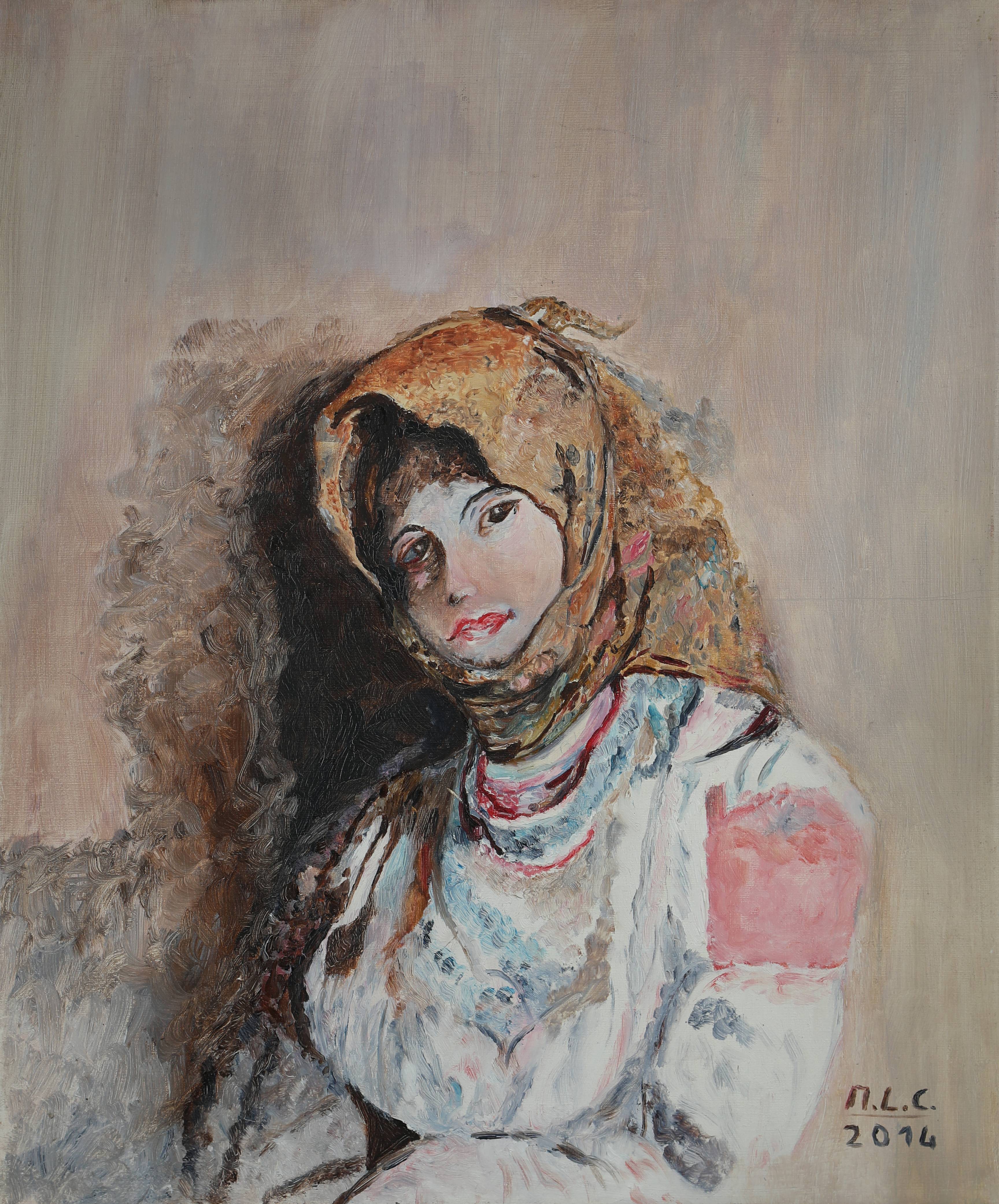 Jeune paysanne roumaine. M. L. Cambillau Clot Dou Baile