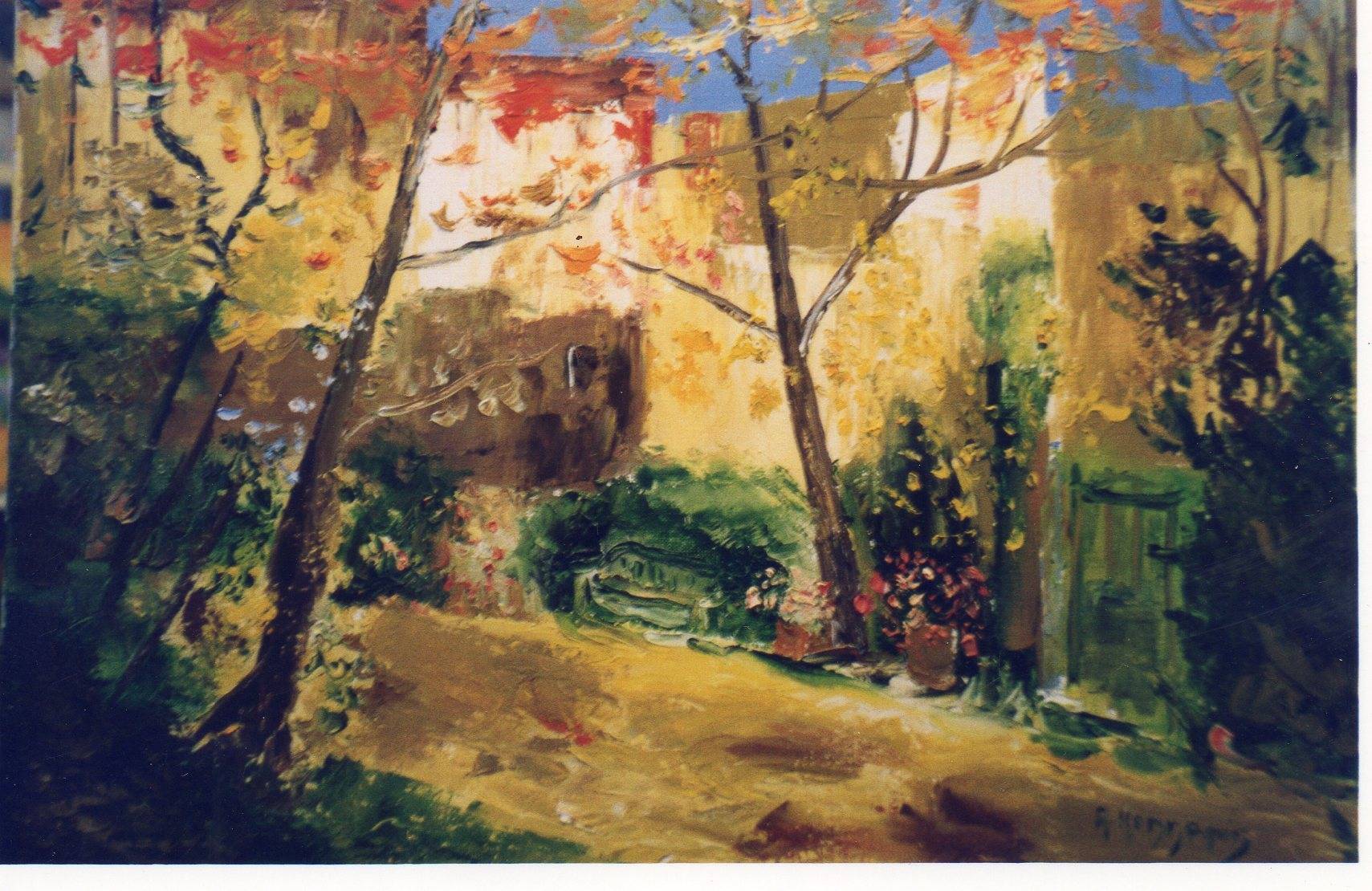 Paysage d'automne. 