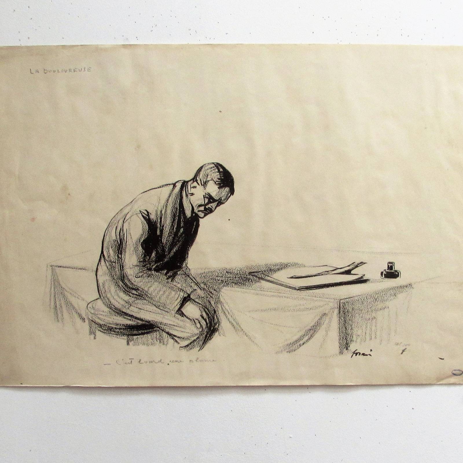 Forain Jean-Louis : La douloureuse (ou : «c'est lourd une plume»).. Historien d'art, Archéologue; Chercheur Free-Lance (Er)