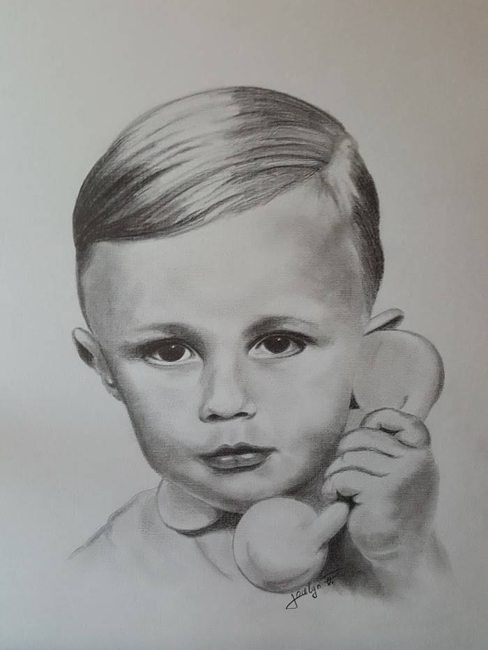 Portrait d'enfant au téléphone. Jocelyn Forveille Jocelyn Forveille