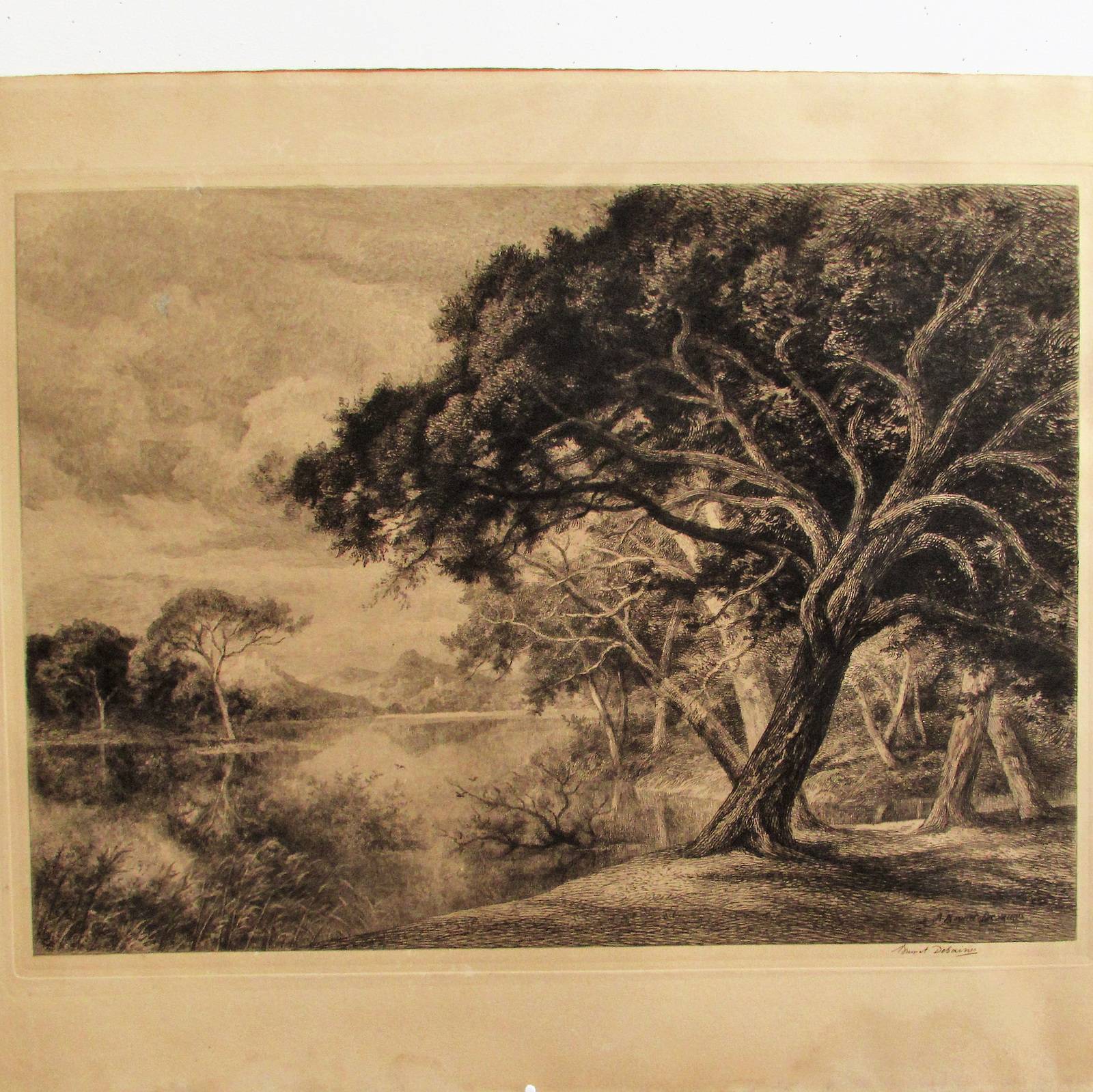 Brunet-debaines L. Alfred : Arbres, lac, montagnes, site fortifié.. Historien d'art, Archéologue; Chercheur Free-Lance (Er)