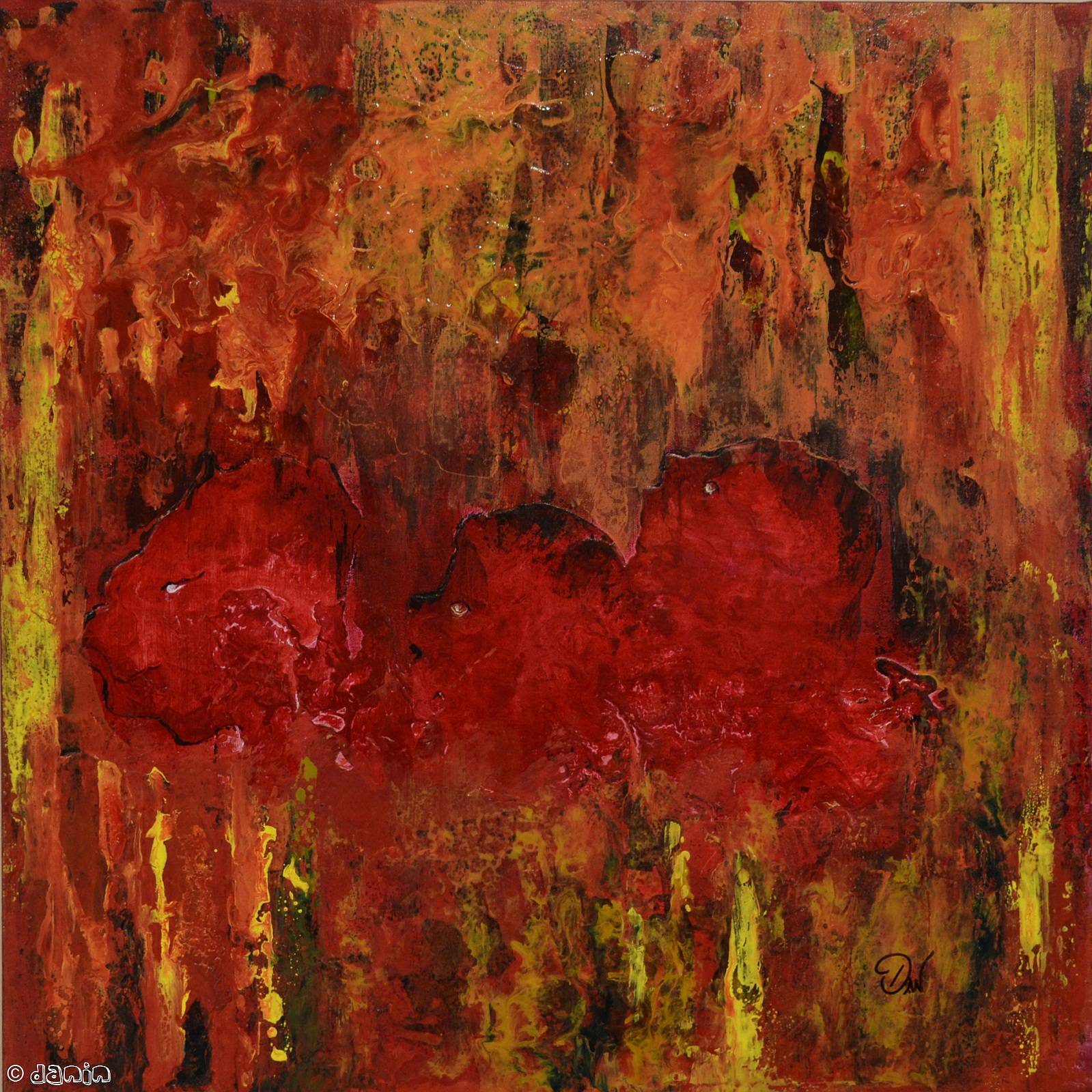Trois Coquelicots. Dan
