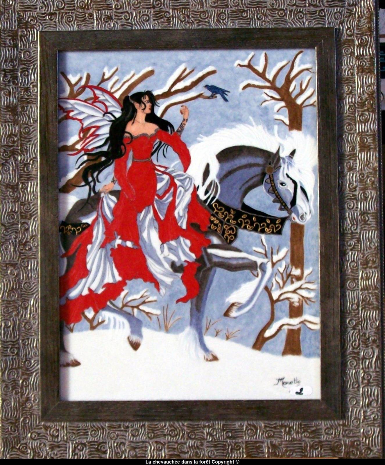 Peintre sur tableaux de faïence
